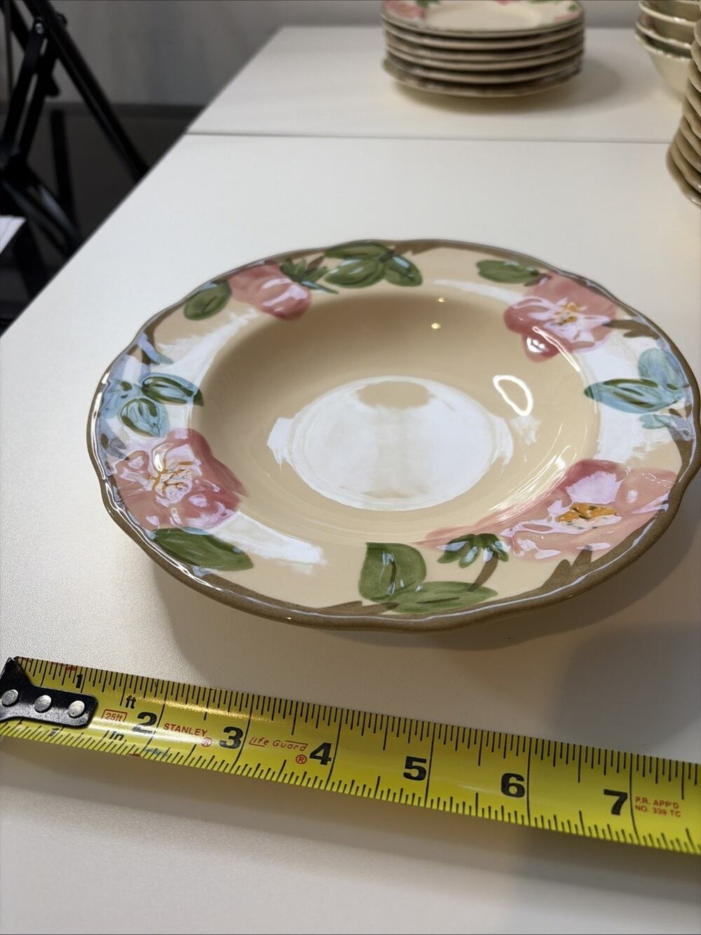 1 Franciscan Desert Rose England Soup Salad Bowl 8 3/8 1995 LOGO(12 available)